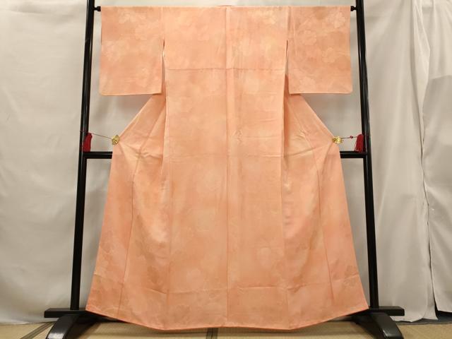 平和屋着物■上質な小紋 花地紋 暈し染め 正絹 逸品 AABG9341st