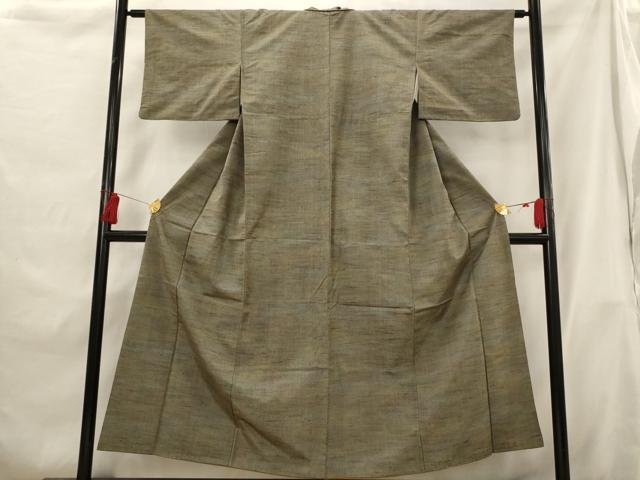 平和屋着物■上質な紬 霞文 正絹 逸品 AABG9384st