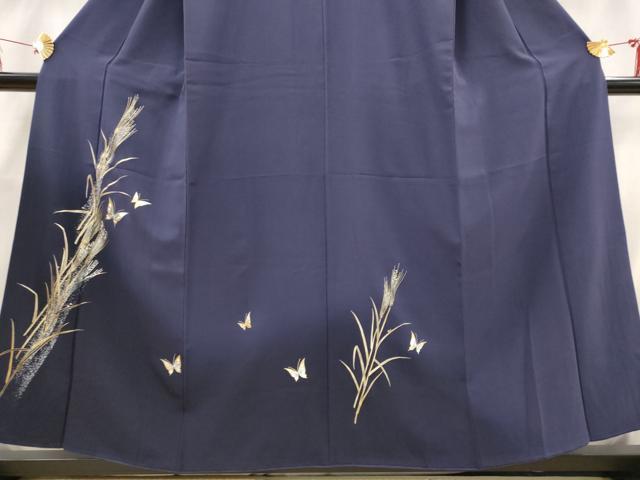 平和屋着物■訪問着 舞蝶文 暈し染め 金銀彩 正絹 逸品 AABG9419st