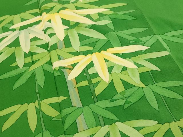 平和屋着物■訪問着 笹竹文 正絹 逸品 AABG9423st