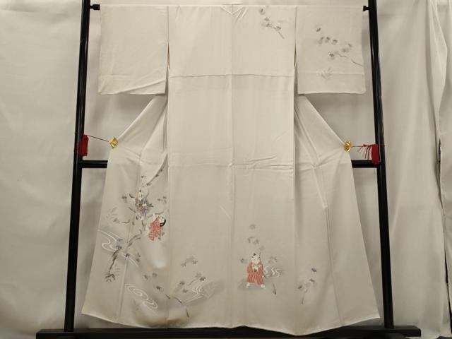 平和屋着物■訪問着 唐子 正絹 逸品 AABG9440st