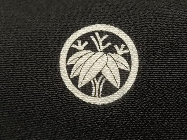 平和屋着物■豪華黒留袖 扇面風景文 金彩 正絹 逸品 AABG9496st