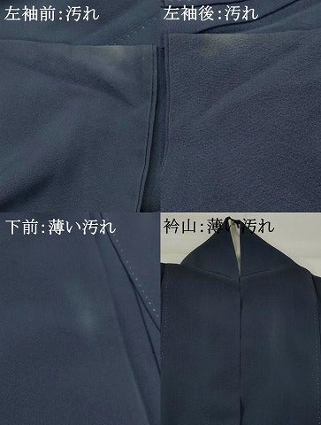 平和屋着物■色留訪問着 樹林文 銀糸 正絹 逸品 AABG9501st