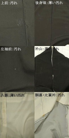 平和屋着物■豪華黒留袖 駒刺繍 花鳥丸文 金彩 銀糸 正絹 逸品 AABG9504st