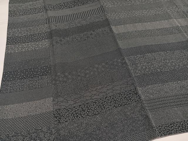 平和屋着物●江戸小紋 作家物 百柄 正絹 逸品 AABG9523ph