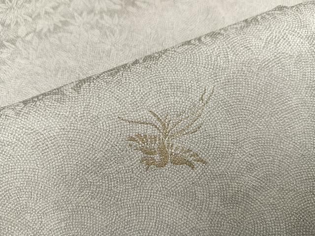 平和屋着物●上質な小紋 鳳凰 金糸 三越扱い 正絹 逸品 AABG9524ph