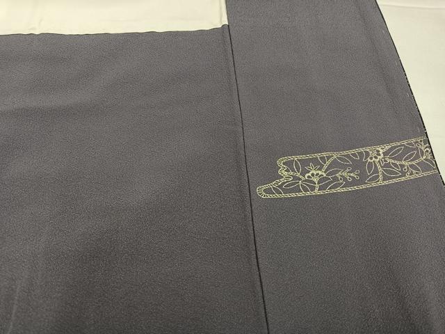平和屋着物●訪問着 更紗花鳥文 暈し染め 銀彩 正絹 逸品 未使用 AABG9549ph