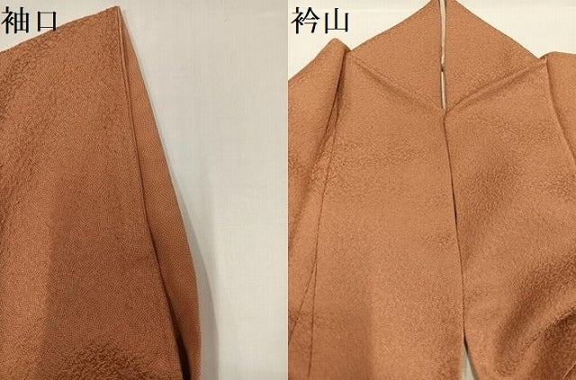 平和屋着物●本草木染作家 圓啓 江戸小紋 極小鮫小紋柄 正絹 逸品 AABG9562ph