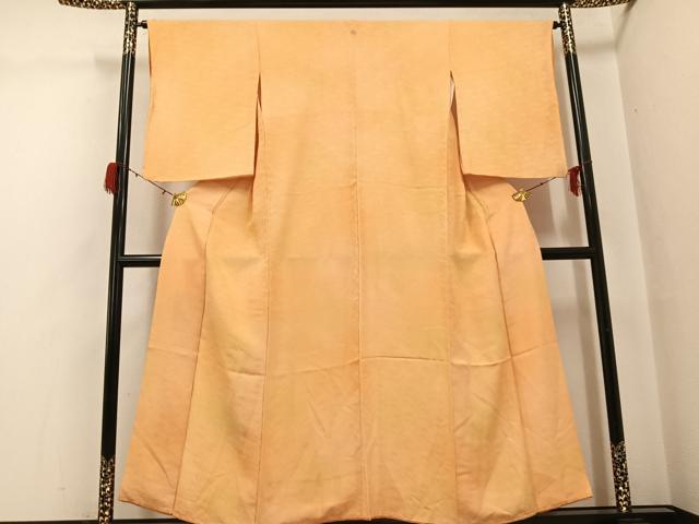 平和屋着物●上質な小紋 立波地紋 暈し染め 正絹 逸品 AABG9585ph