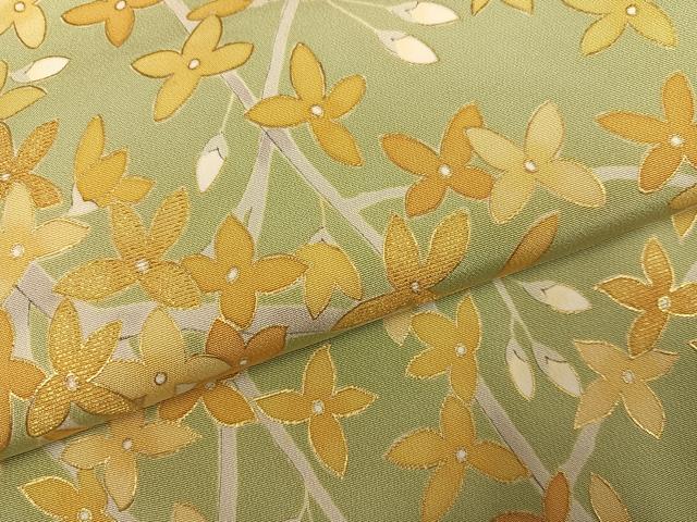 平和屋着物●訪問着 友禅 枝花文 金彩 高島屋扱い 正絹 逸品 AABG9596ph