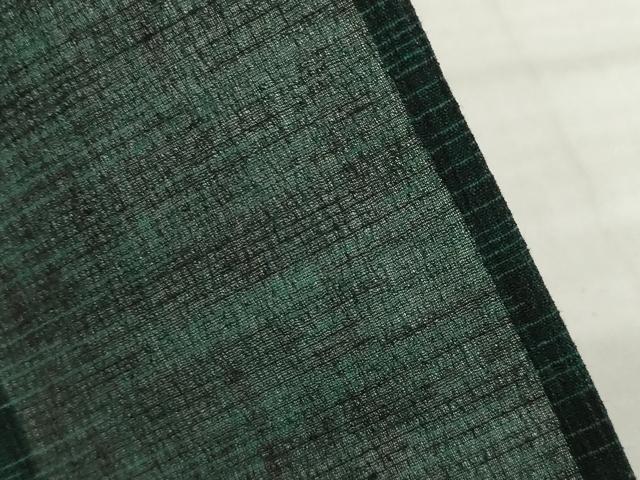 平和屋着物*夏物 小紋 霞文 黒地 AABG9622ck