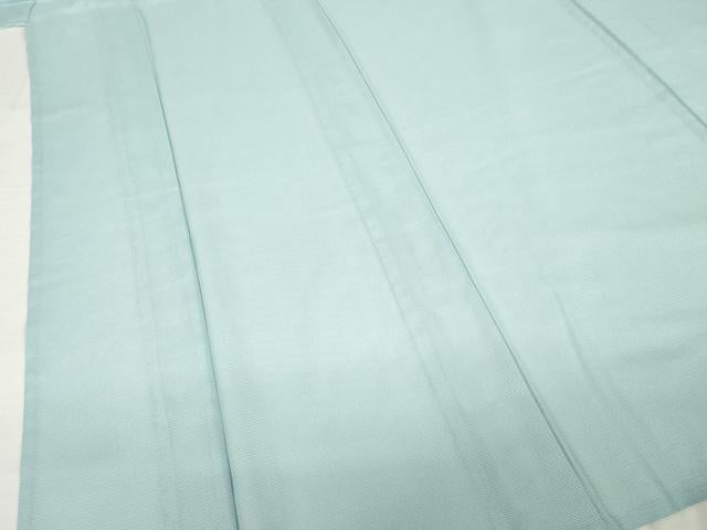 平和屋着物*夏物 色無地 絽 秘色色 ロング丈 洗える着物 AABG9669ck