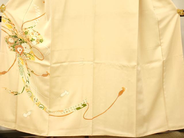 平和屋着物■訪問着 地紙草花文 金彩 正絹 逸品 AABG9766fw