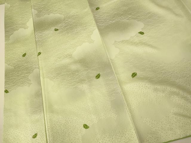平和屋着物■上質な小紋 雲取り芝文 暈し染め 正絹 逸品 AABG9805fw