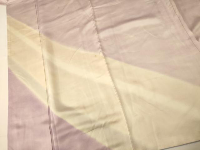 平和屋着物■訪問着 作家物 霞斜縞文 暈し染め 正絹 逸品 AABG9807fw