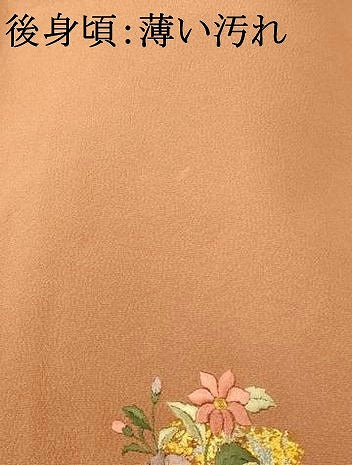 平和屋着物■訪問着 刺繍 飾花文 暈し染め 金銀彩 金糸 正絹 逸品 AABG9837fw