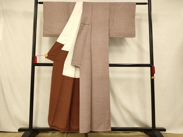 平和屋着物■江戸小紋 鮫小紋柄 正絹 逸品 未使用 AABG9838fw