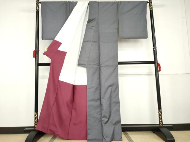 平和屋着物●本場大島紬 染大島 花尽くし 正絹 逸品 AABG9856cs