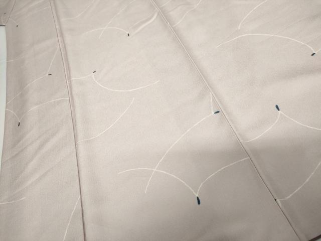 平和屋着物●上質な小紋 松葉 正絹 逸品 AABG9872cs