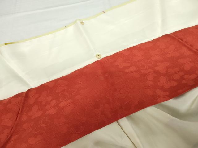 平和屋着物●上質な小紋 型染め 風景文 正絹 逸品 AABG9883cs