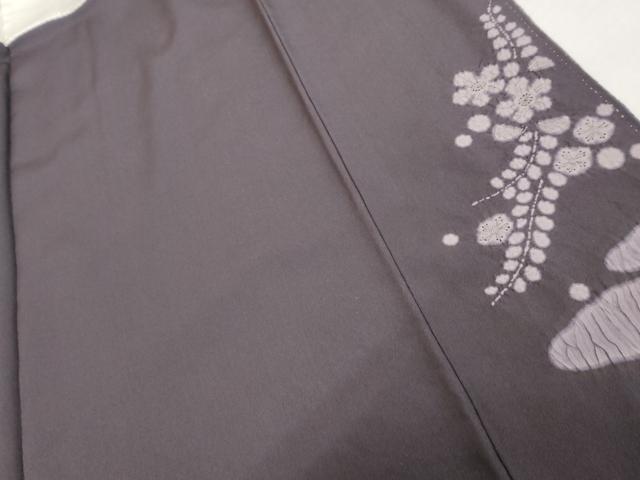平和屋着物●十日町 名門 滝泰謹製 訪問着 辻が花 絞り 暈し染め 金通し地 ロング丈 正絹 逸品 AABG9887cs