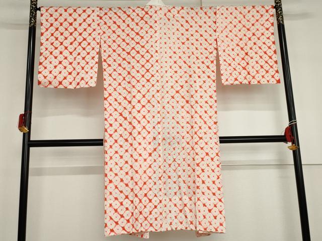 平和屋着物●長襦袢 無双仕立て 絞り 広衿仕立て 正絹 逸品 未使用 AABG9894cs
