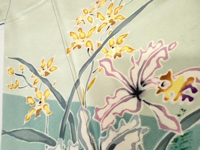 平和屋着物●豪華色留袖 作家物 周 ろうけつ染 草花文 暈し染め 正絹 逸品 AABG9897cs