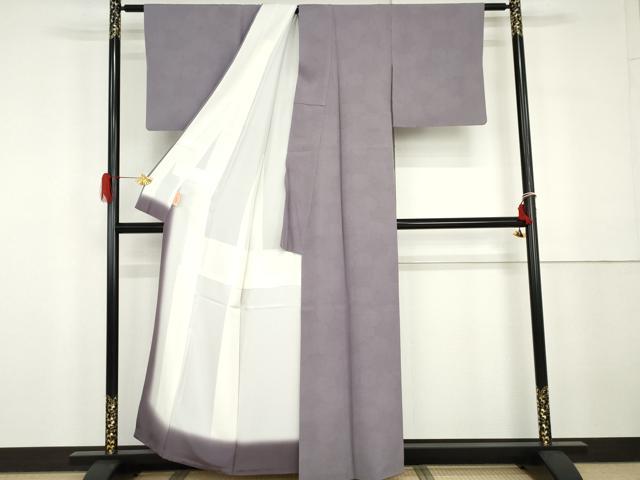 平和屋着物●江戸小紋 彫士:双光 染士:昌亮 吉祥雪輪文 正絹 逸品 AABG9904cs