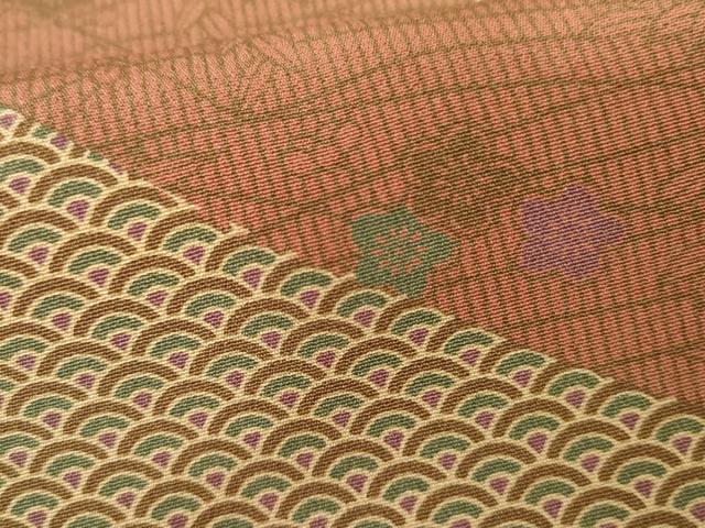 平和屋着物●伝統工芸士 田島輝久 訪問着 道長吉祥花文 正絹 逸品 未使用 AABG9930cs