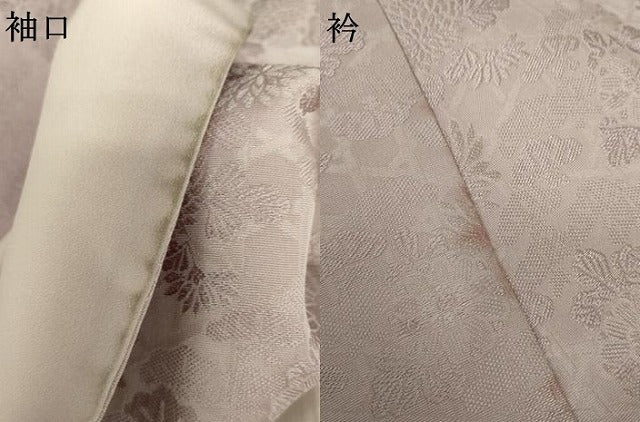 平和屋着物●お召 訪問着 霞文 暈し染め 正絹 逸品 AABG9931cs