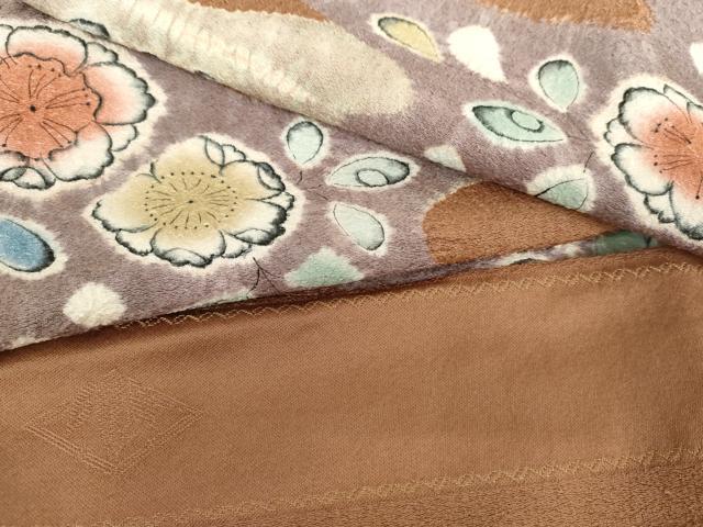 平和屋着物●訪問着 絞り 辻が花 反端付き 正絹 逸品 AABG9995cs