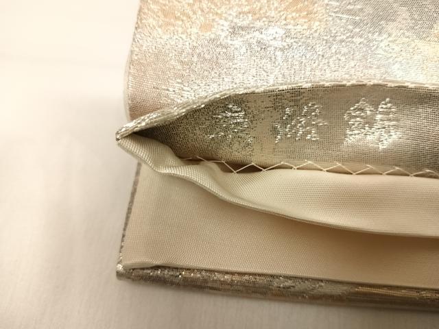 平和屋着物◎六通柄袋帯 京洛錦 二重引箔袋帯 正絹 逸品 AABH0050yx