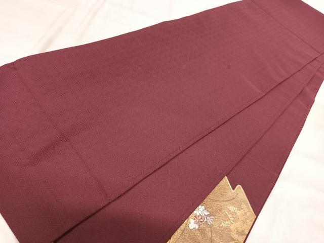 平和屋着物◎西陣 一秀織物謹製 太鼓柄袋帯 刺繍 松皮菱花文 金糸 正絹 逸品 AABH0392yx