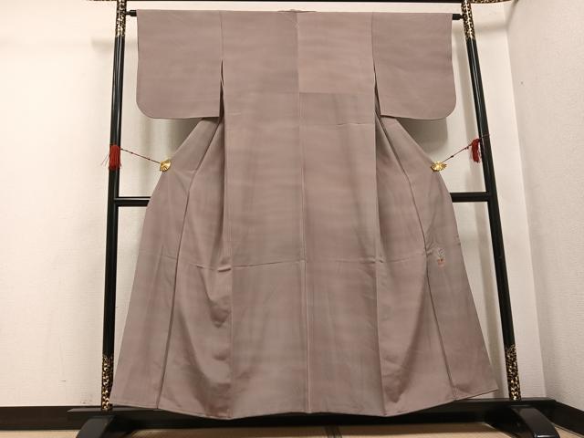 平和屋着物●虹色創家 本郷大田子 小紋 大田子染 霞文 鈴乃屋扱い 正絹 逸品 AABH0426ph