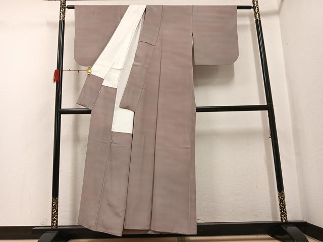 平和屋着物●虹色創家 本郷大田子 小紋 大田子染 霞文 鈴乃屋扱い 正絹 逸品 AABH0426ph