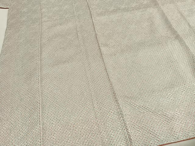 平和屋着物●大変加工の良い総絞り小紋 正絹 逸品 未使用 AABH0526fy