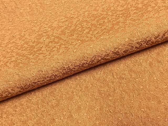 平和屋着物●本草木染作家 瑞寶 色無地 纁色 正絹 逸品 AABH0573fy