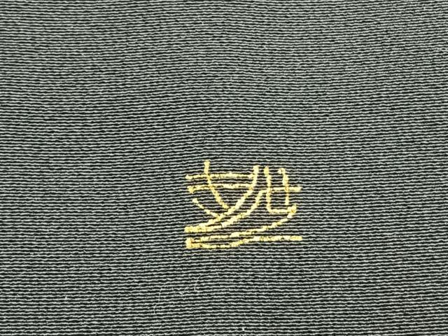 平和屋着物●訪問着 友禅 作家物 舞桜文 牛 犬 金彩 正絹 逸品 AABH0576fy