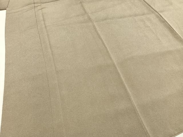 平和屋着物●江戸小紋 作家物 草木染 鮫小紋柄 鬼しぼ縮緬 正絹 逸品 AABH0601fy