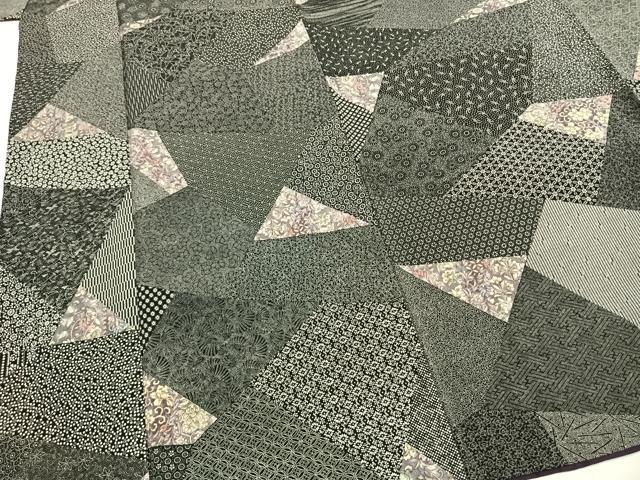 平和屋着物●伝統工芸士 染谷梅治 小紋 百柄 さが美扱い 正絹 逸品 AABH0694fy
