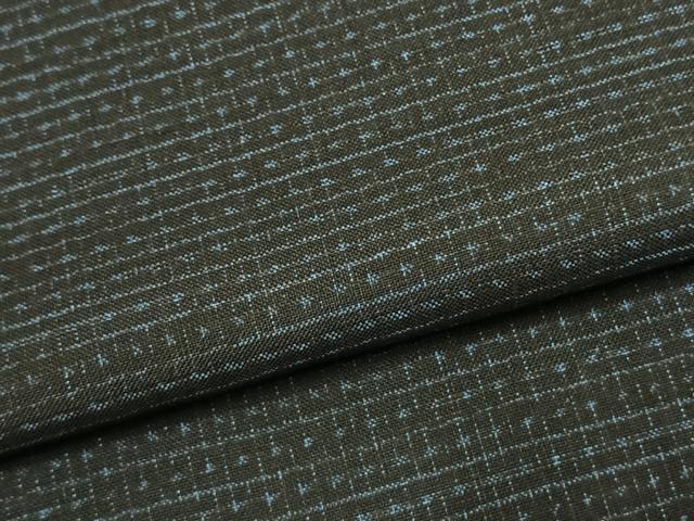 平和屋着物●男性 本場大島紬 アンサンブル 亀甲絣 キングサイズ 正絹 逸品 AABH0756fy