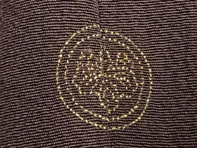 平和屋着物●上質な色無地 葡萄色 正絹 逸品 未使用 AABH0848fy