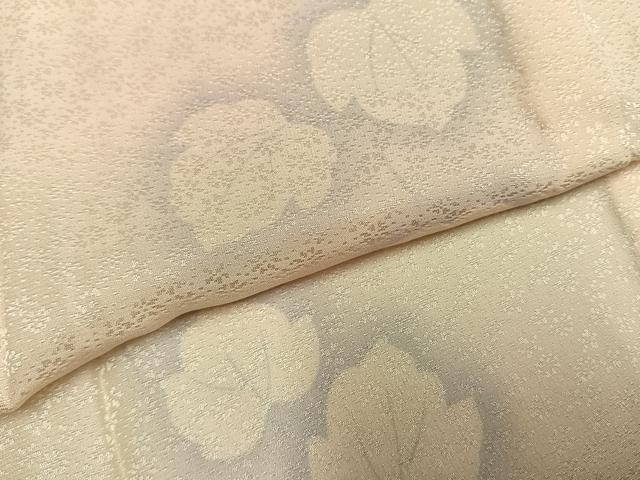 平和屋着物●長襦袢 無双仕立て 蔦の葉文 暈し染め 正絹 逸品 AABH0860fy