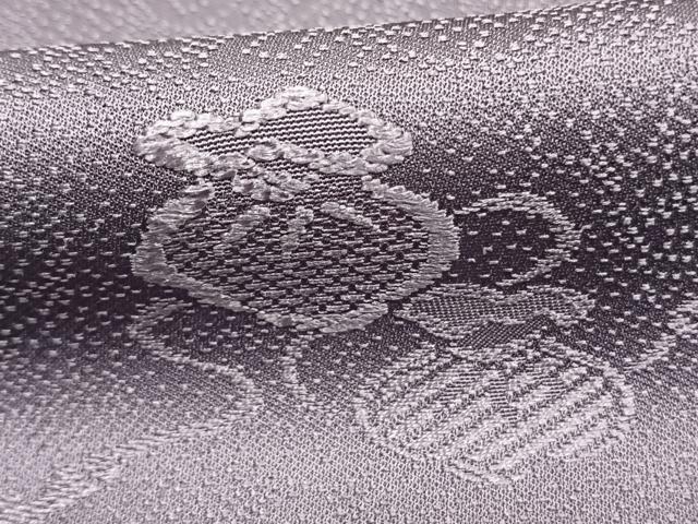 平和屋着物●上質な色無地 宝尽くし地紋 浅紫色 正絹 逸品 AABH0906fy