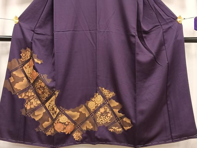 平和屋着物■訪問着 天井花文 金彩 正絹 逸品 未使用 AABH0976oa