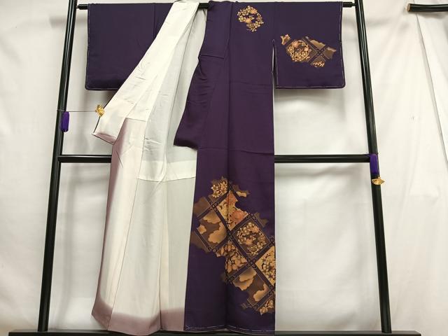 平和屋着物■訪問着 天井花文 金彩 正絹 逸品 未使用 AABH0976oa