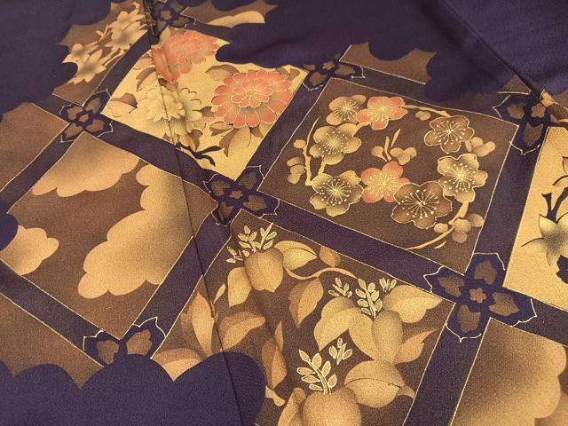 平和屋着物■訪問着 天井花文 金彩 正絹 逸品 未使用 AABH0976oa