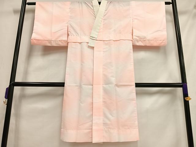平和屋着物■長襦袢 無双仕立て 草花文 暈し染め 洗える着物 AABH0977oa