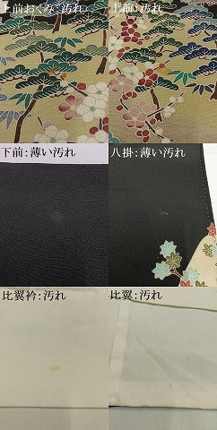 平和屋着物■豪華黒留袖 作家物 風景浜松文 正絹 逸品 AABH1002oa