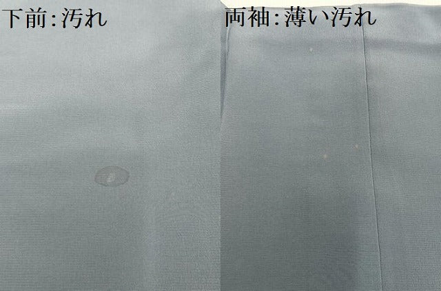 平和屋着物■男性 長襦袢 袷 風景樹林文 金彩 正絹 逸品 AABH1054oa
